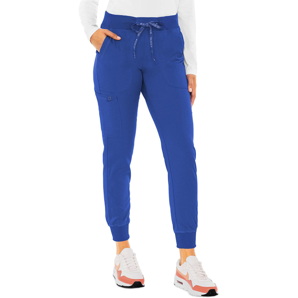 Med Couture MC Touch Women's 5-Pocket Rib-Knit Waistband Pant