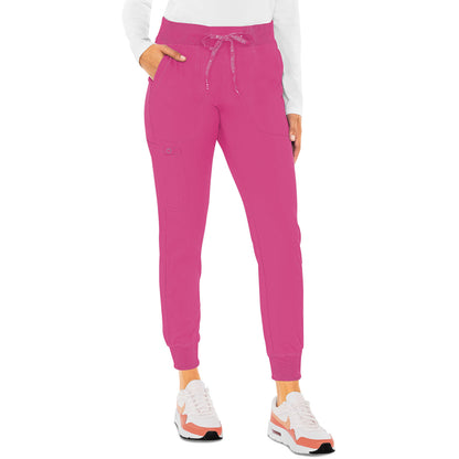 Med Couture MC Touch Women's 5-Pocket Rib-Knit Waistband Pant
