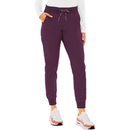 Med Couture MC Touch Women's 5-Pocket Rib-Knit Waistband Pant