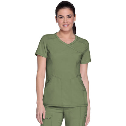 Infinity Infinity Women's 4-Pocket Mock Wrap Top