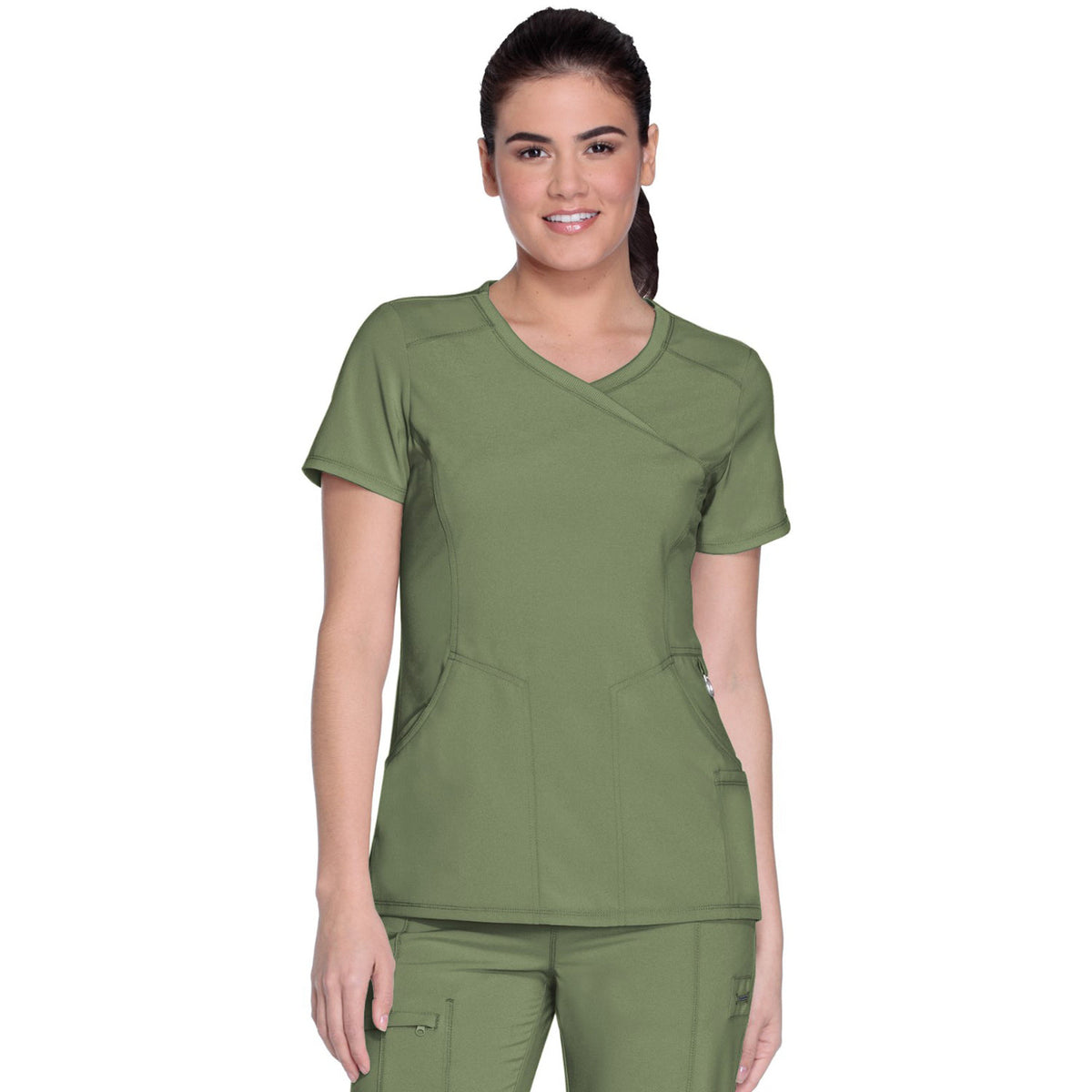 Infinity Infinity Women's 4-Pocket Mock Wrap Top
