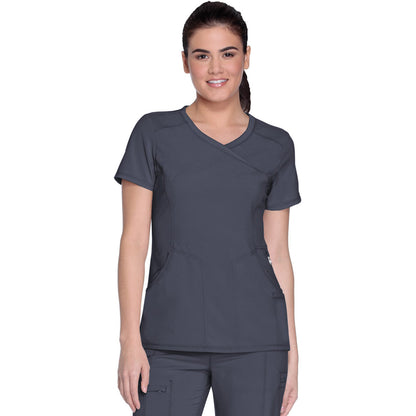 Infinity Infinity Women's 4-Pocket Mock Wrap Top