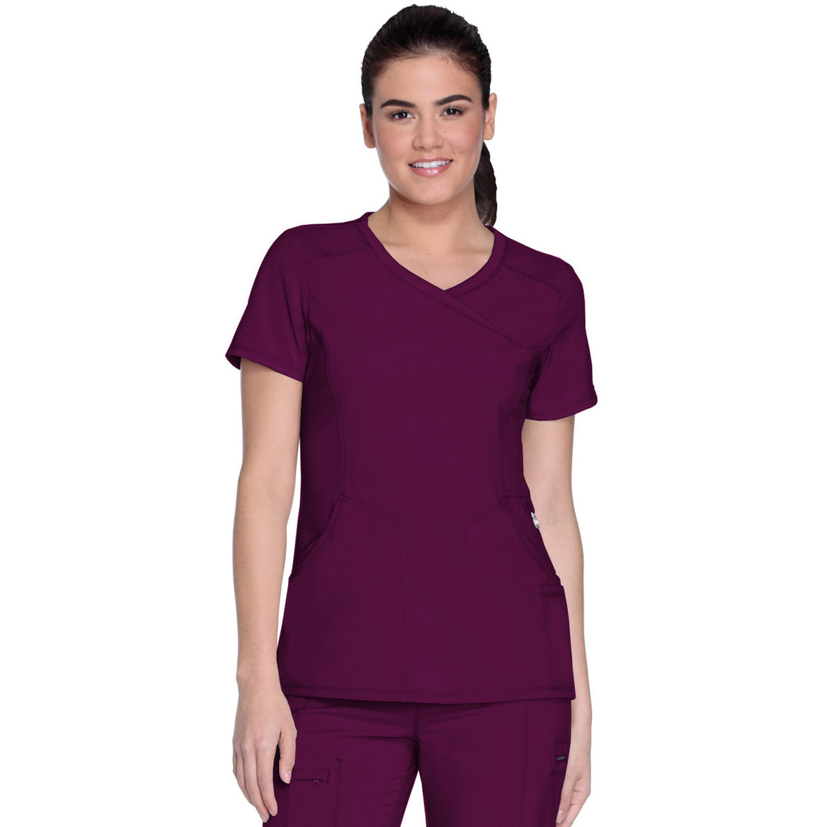 Infinity Infinity Women's 4-Pocket Mock Wrap Top