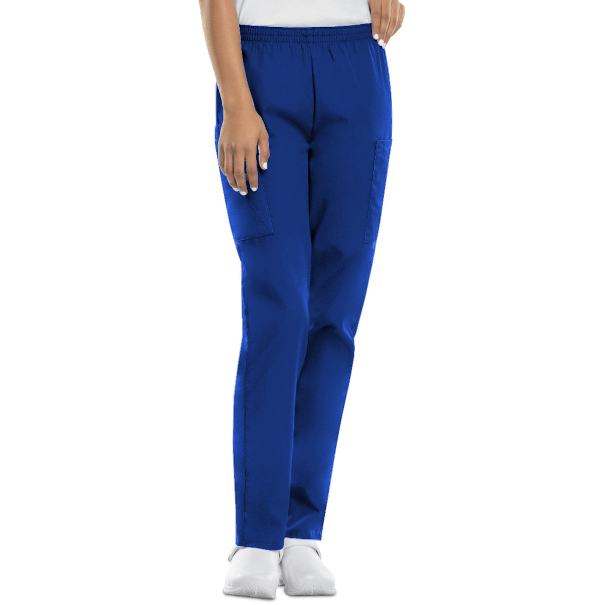Cherokee Workwear Originals Women's Natural Rise Tapered Pull-On Cargo Pant