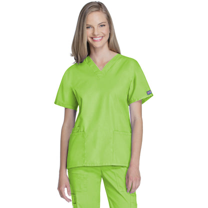Cherokee Workwear Originals Women's 2-Pocket V-Neck Top