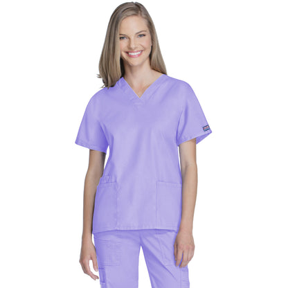 Cherokee Workwear Originals Women's 2-Pocket V-Neck Top