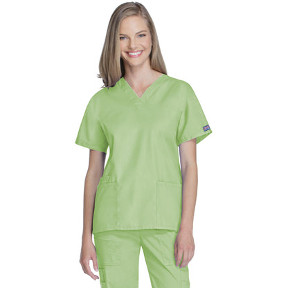 Cherokee Workwear Originals Women's 2-Pocket V-Neck Top