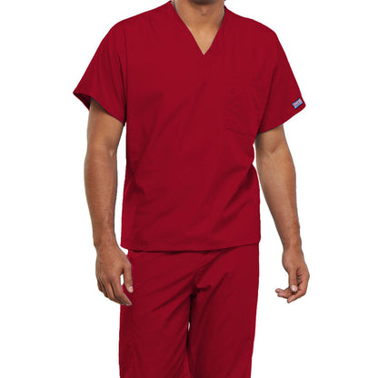Cherokee Workwear Originals Unisex 1-Pocket V-Neck Top