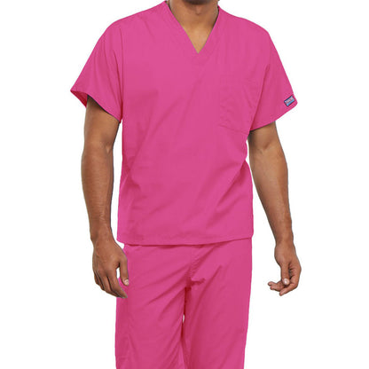 Cherokee Workwear Originals Unisex 1-Pocket V-Neck Top