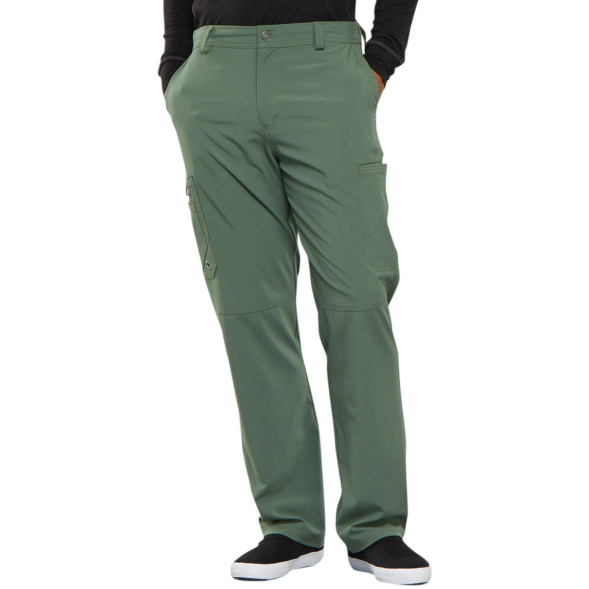 Infinity Infinity Men's Zip Fly Button Closure Tapered Leg Pant