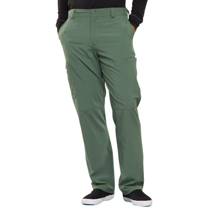 Infinity Infinity Men's Zip Fly Button Closure Tapered Leg Pant