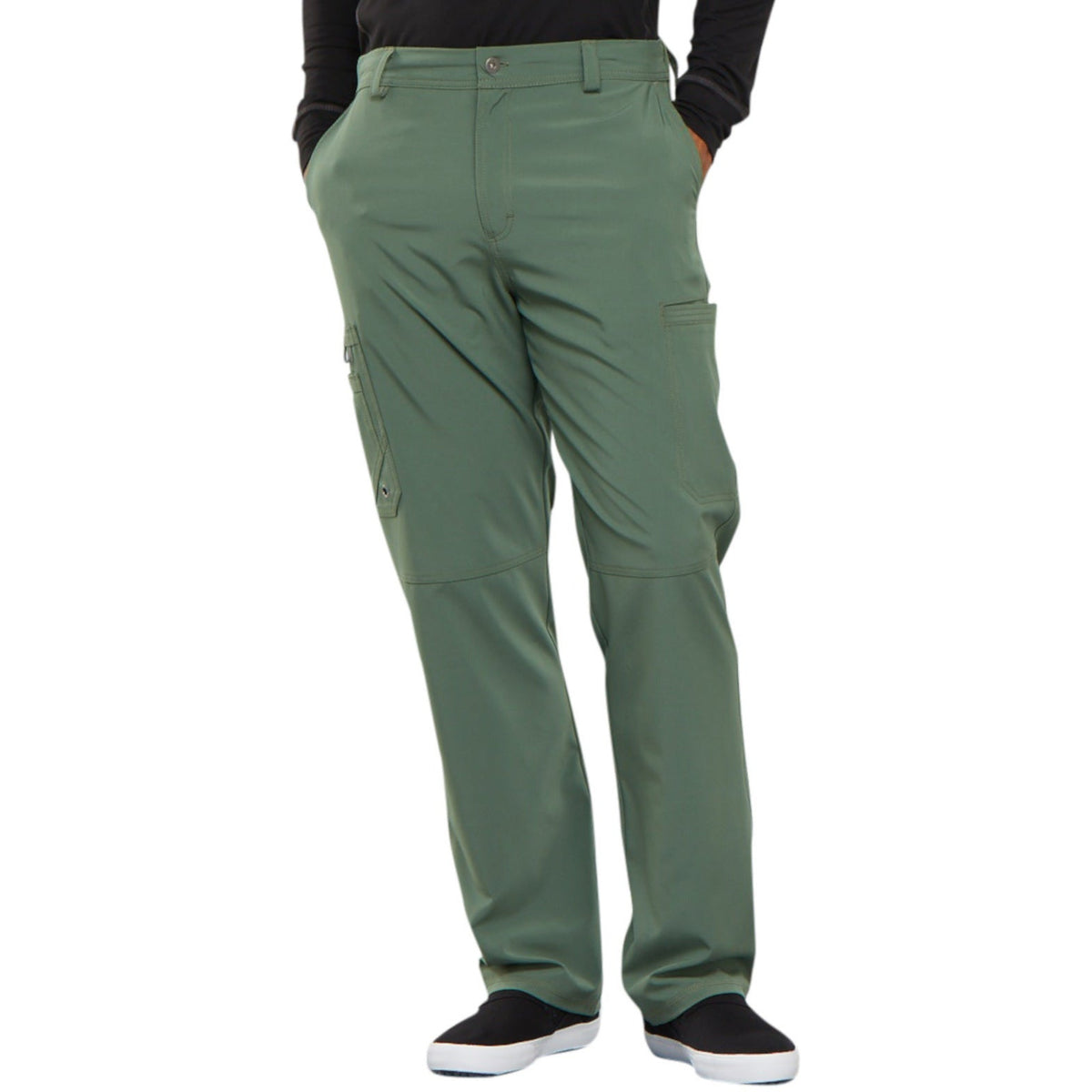 Infinity Infinity Men's Zip Fly Button Closure Tapered Leg Pant