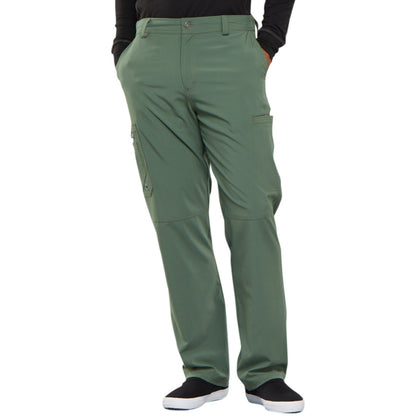 Infinity Infinity Men's Zip Fly Button Closure Tapered Leg Pant