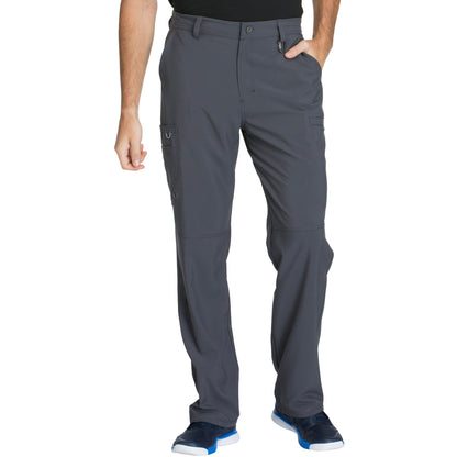Infinity Infinity Men's Zip Fly Button Closure Tapered Leg Pant