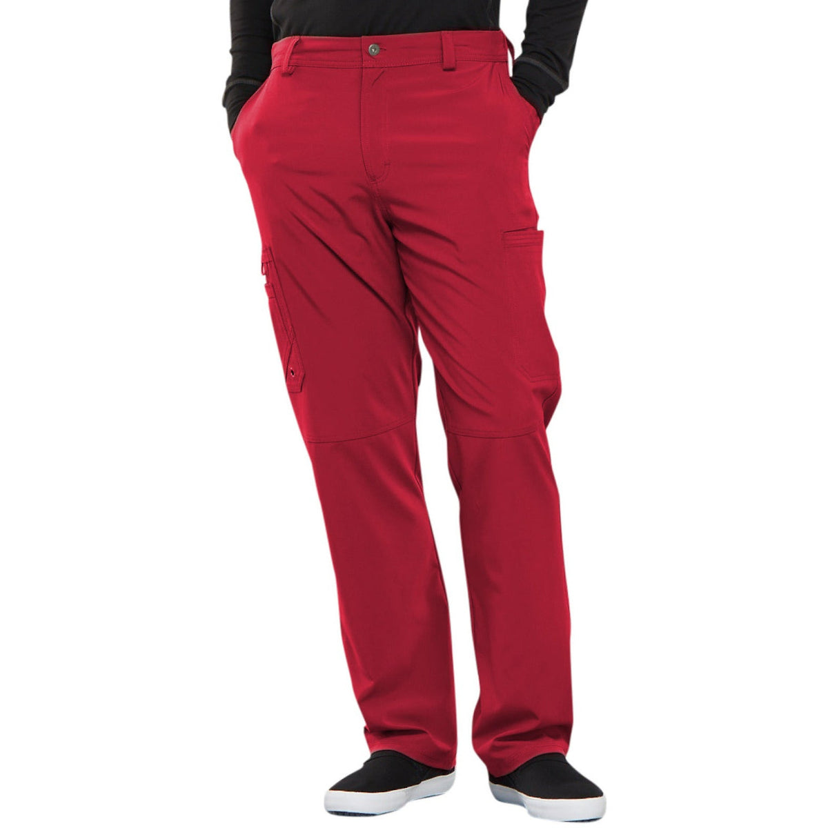 Infinity Infinity Men's Zip Fly Button Closure Tapered Leg Pant