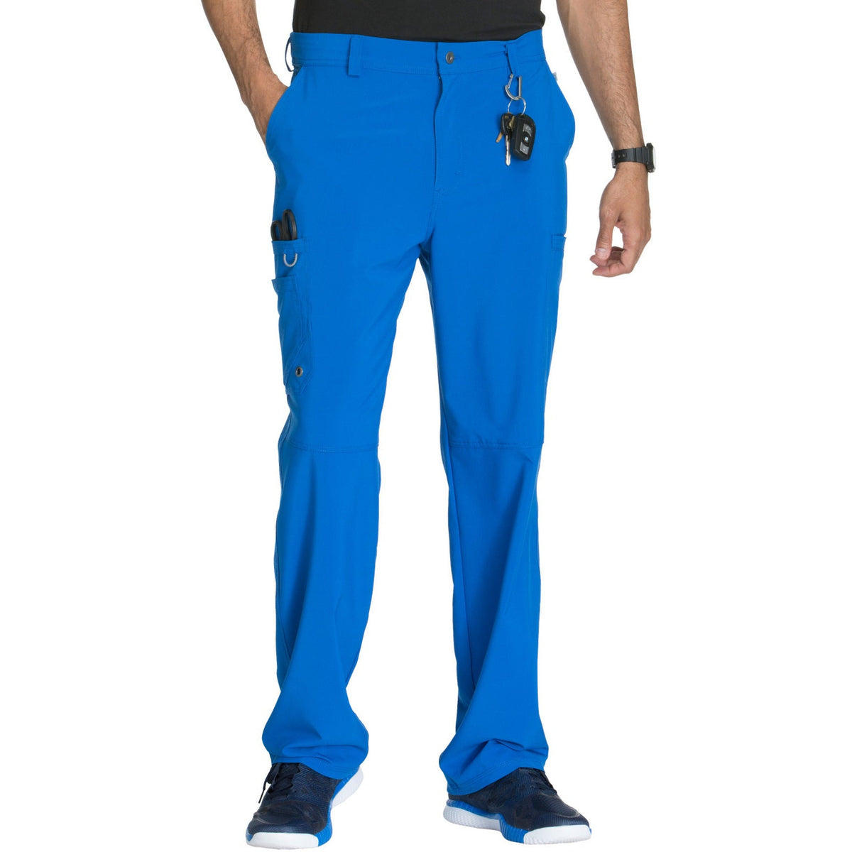 Infinity Infinity Men's Zip Fly Button Closure Tapered Leg Pant