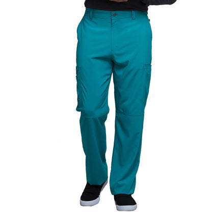 Infinity Infinity Men's Zip Fly Button Closure Tapered Leg Pant