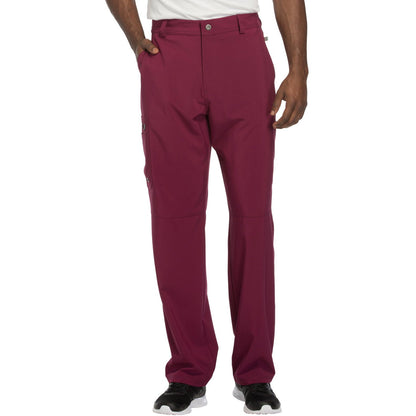 Infinity Infinity Men's Zip Fly Button Closure Tapered Leg Pant