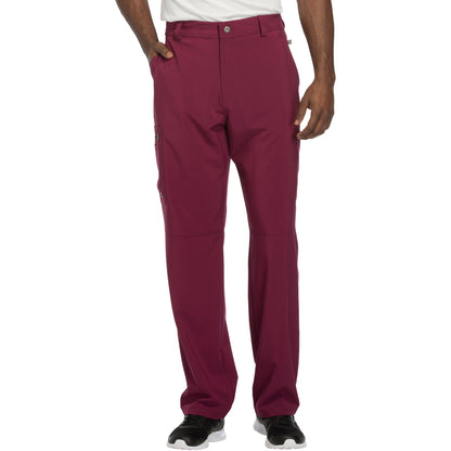 Infinity Infinity Men's Zip Fly Button Closure Tapered Leg Pant