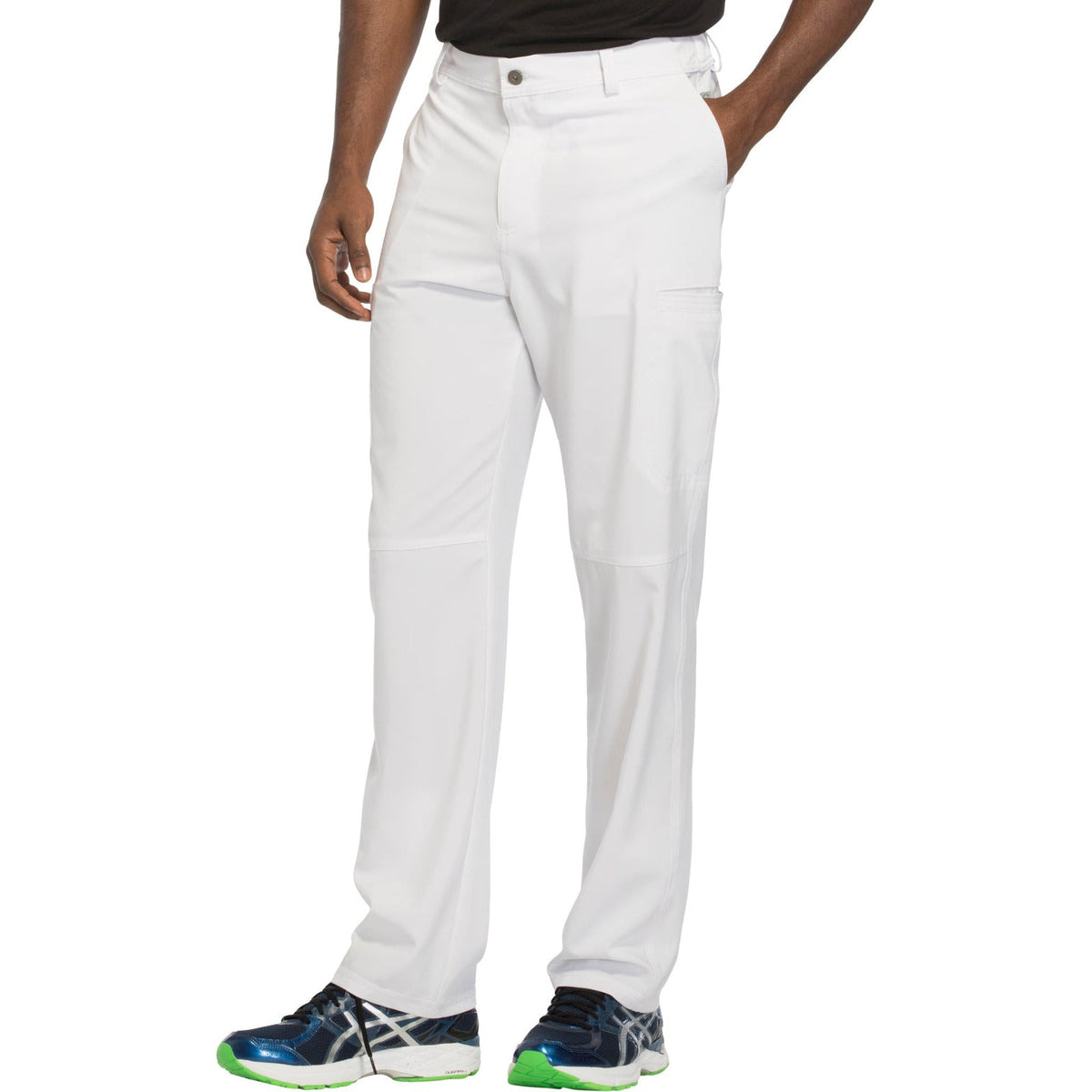 Infinity Infinity Men's Zip Fly Button Closure Tapered Leg Pant