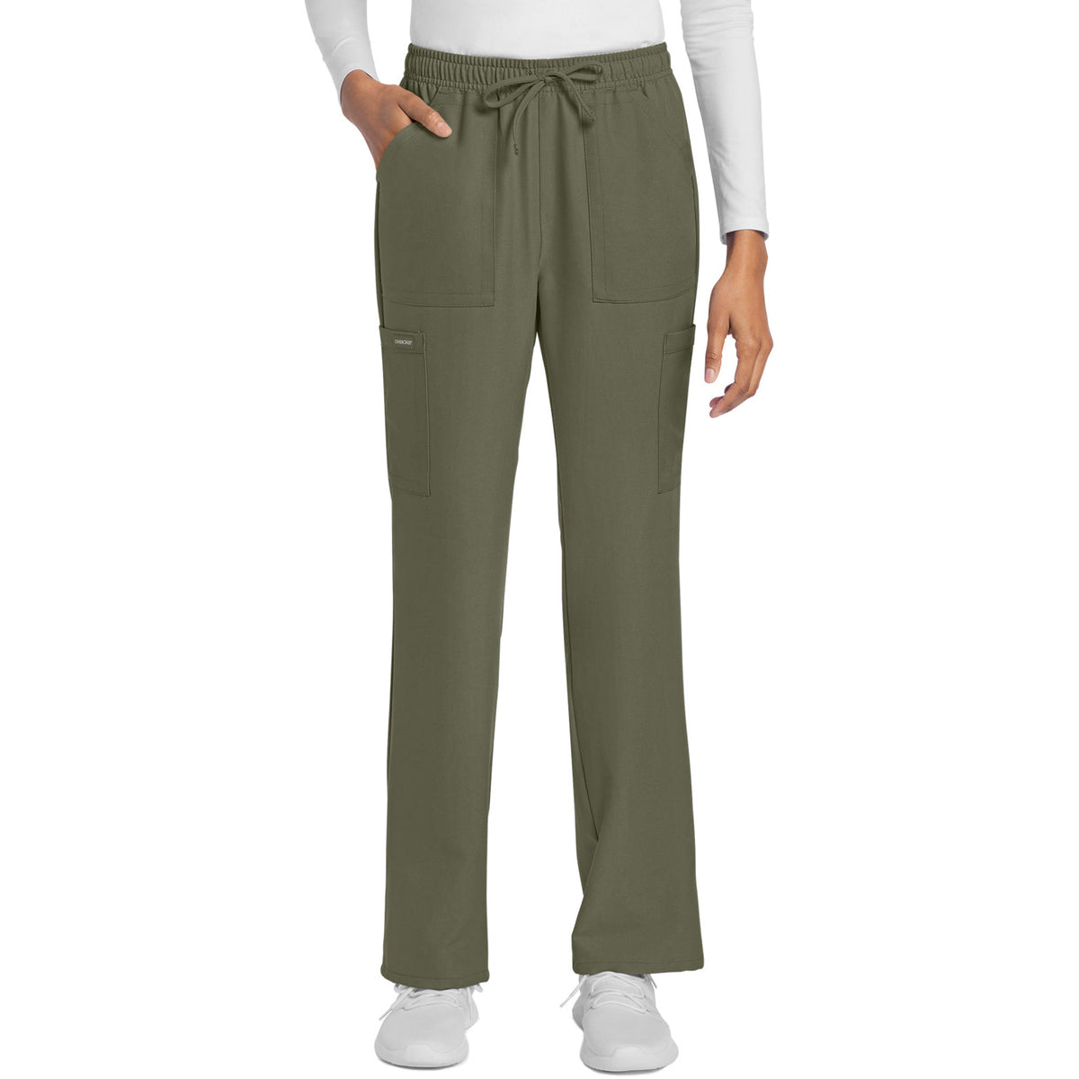 Cherokee Workwear Originals Ultra Women's 4-Pocket Drawstring Cargo Pant