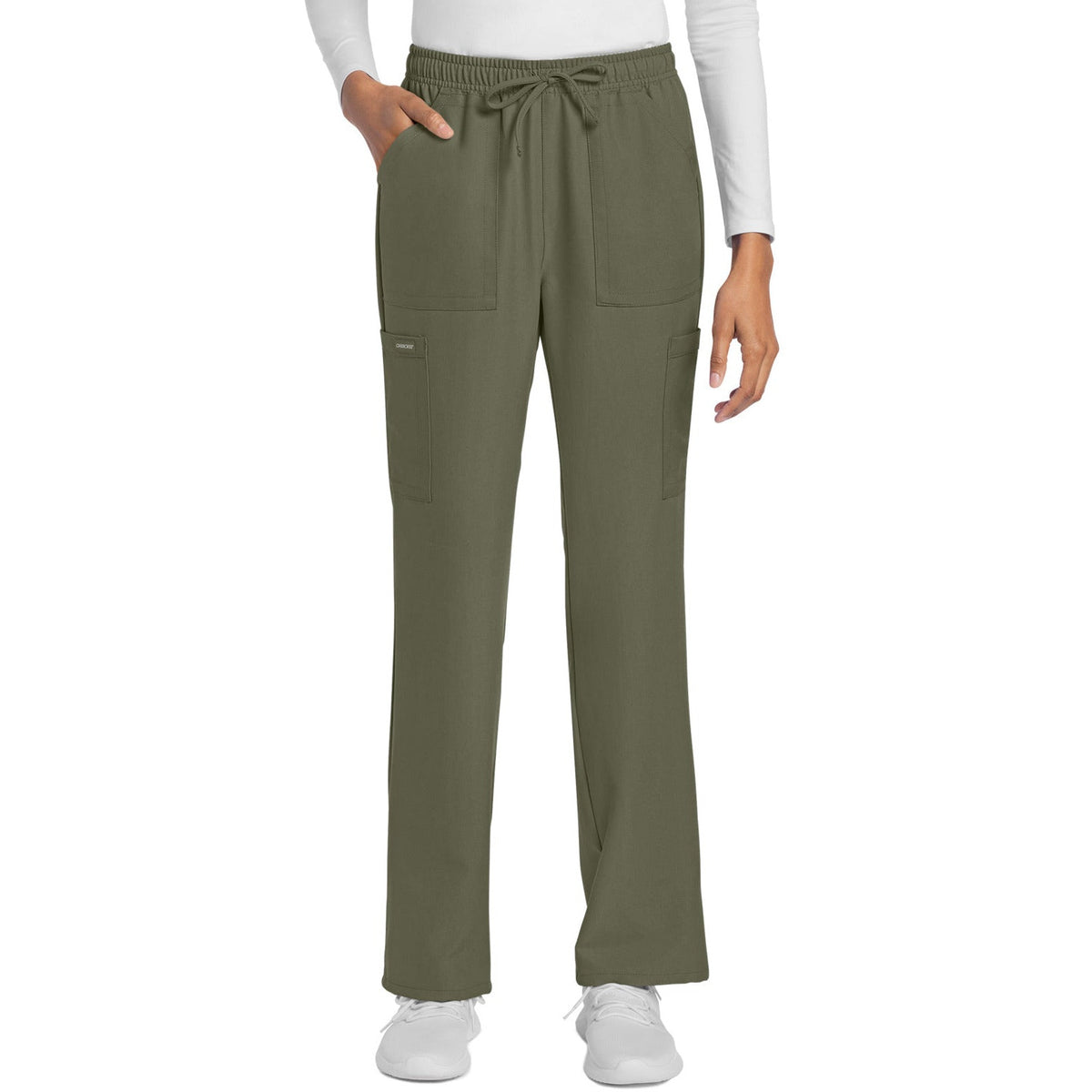 Cherokee Workwear Originals Ultra Women's 4-Pocket Drawstring Cargo Pant