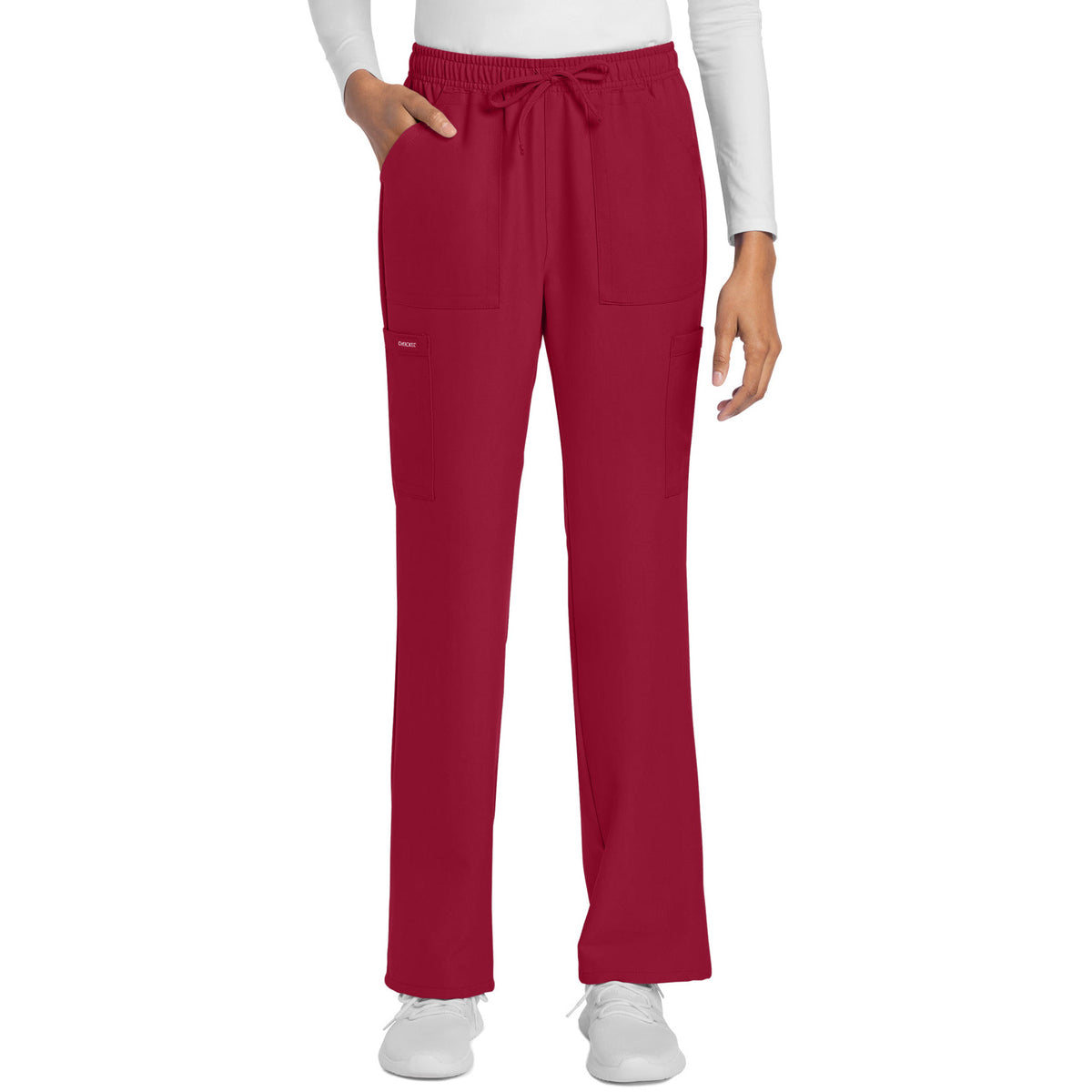 Cherokee Workwear Originals Ultra Women's 4-Pocket Drawstring Cargo Pant