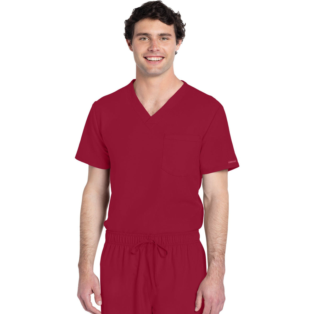Cherokee Workwear Originals Ultra Unisex 1-Pocket V-Neck Top