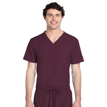 Cherokee Workwear Originals Ultra Unisex 1-Pocket V-Neck Top