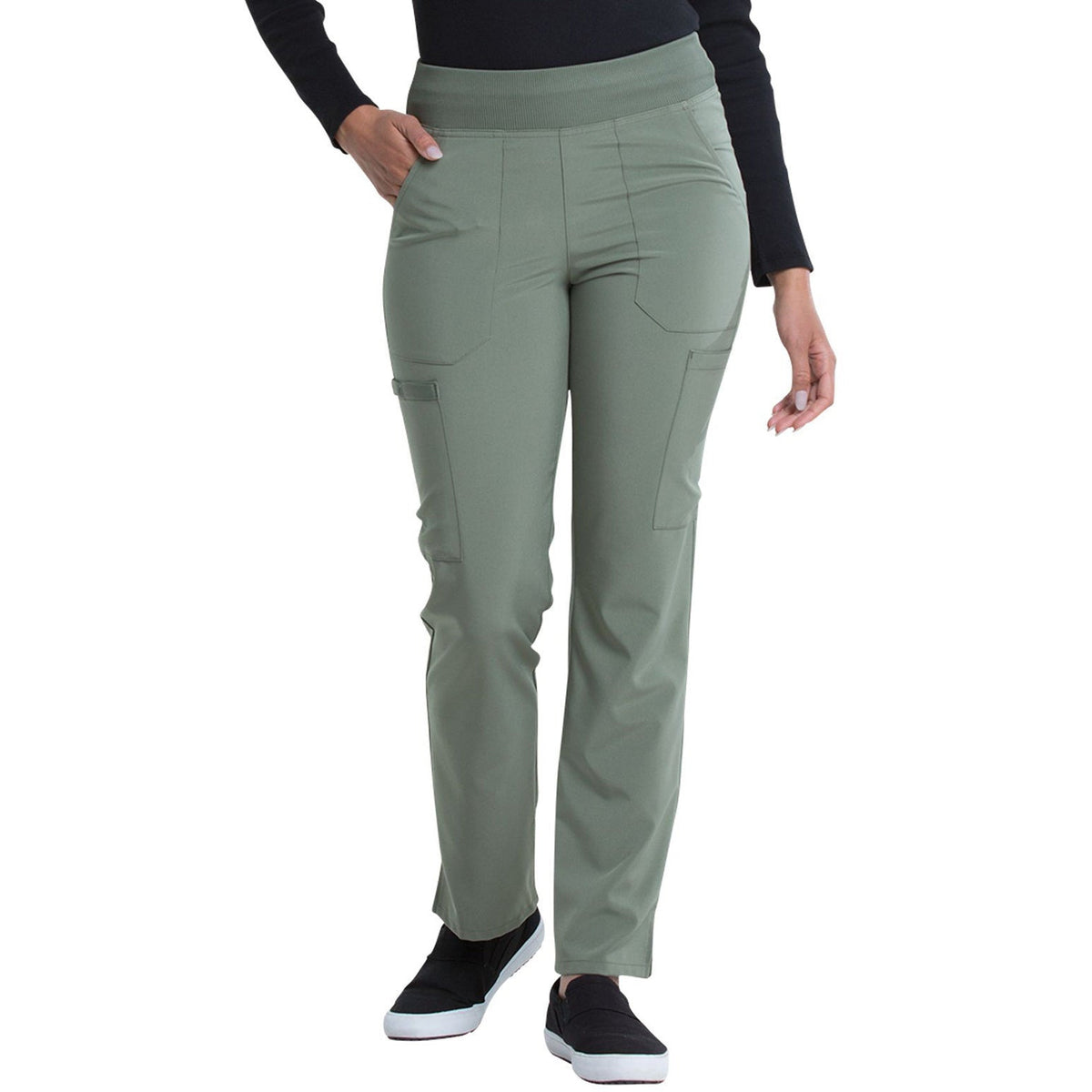 Dickies Medical EDS Essentials Women's Natural Rise Tapered Leg Pull-On Pant