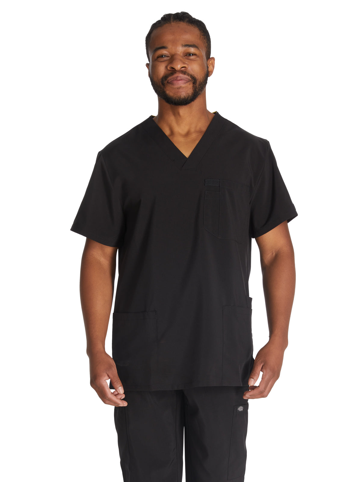 Dickies Medical EDS Essentials Men's 4-Pocket V-Neck Top