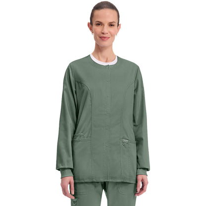 Cherokee Workwear Revolution Women's 3-Pocket Snap Front Jacket