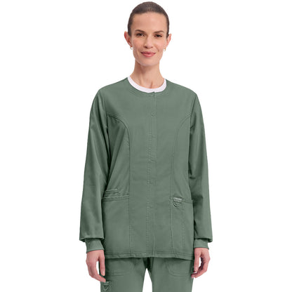 Cherokee Workwear Revolution Women's 3-Pocket Snap Front Jacket