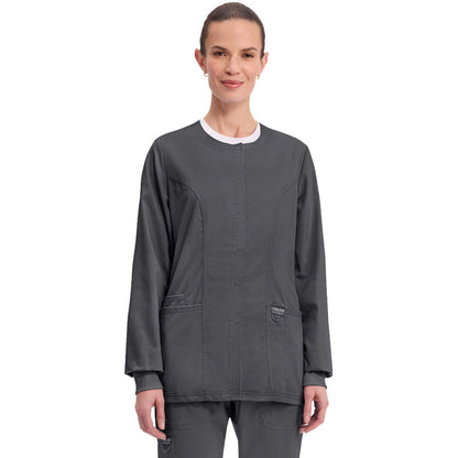 Cherokee Workwear Revolution Women's 3-Pocket Snap Front Jacket