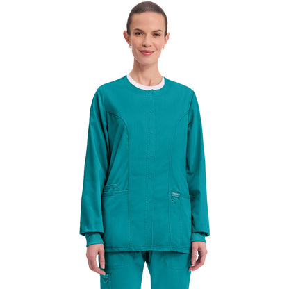 Cherokee Workwear Revolution Women's 3-Pocket Snap Front Jacket