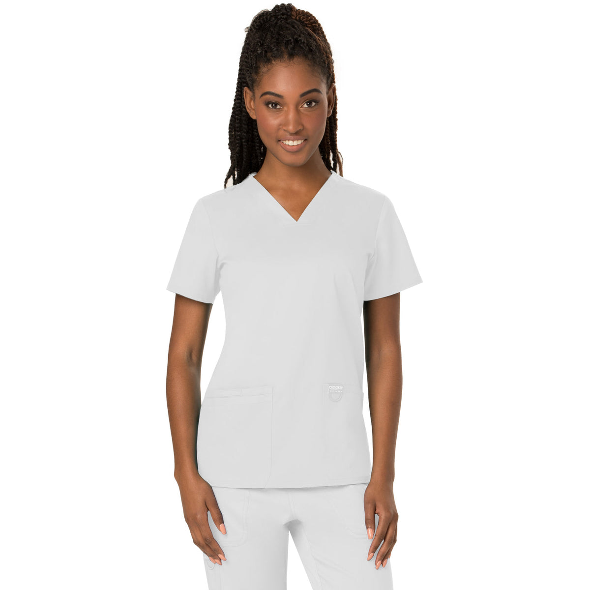 Cherokee Workwear Revolution Women's 3-Pocket V-Neck Top